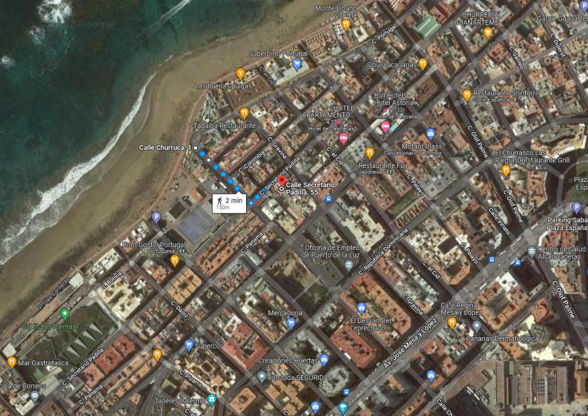 Beach Acogedor Estudio, Las Canteras Лас-Пальмас-де-Гран-Канария Экстерьер фото